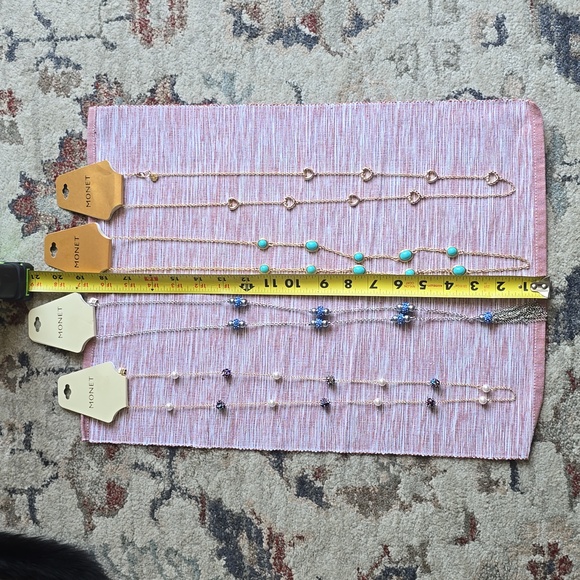 MONET BRAND WOMEN'S FASHION JEWELRY BUNDLE OF 4 LONG NECKLACES - Picture 10 of 14